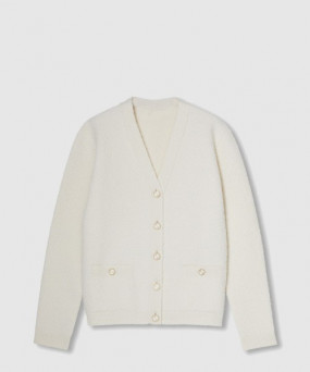 구찌 울 부클레 가디건