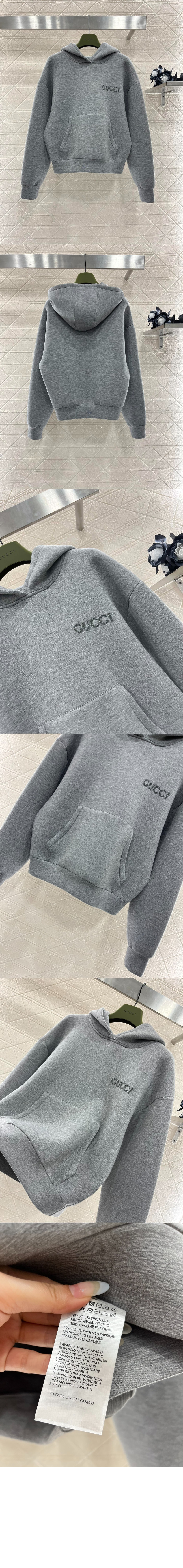 구찌 플라워 코튼 톱