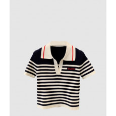 구찌 프린트 니트 톱