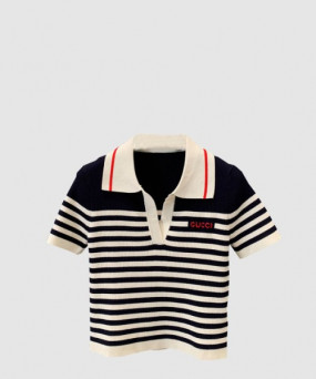 구찌 프린트 니트 톱