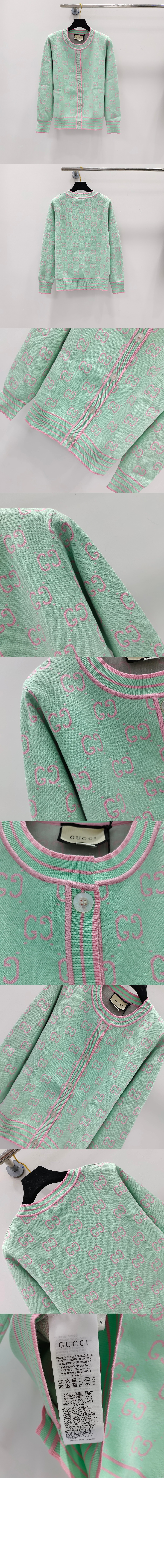 구찌 플라워 코튼 톱