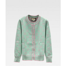 구찌 플라워 코튼 톱