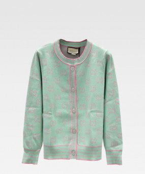 구찌 플라워 코튼 톱