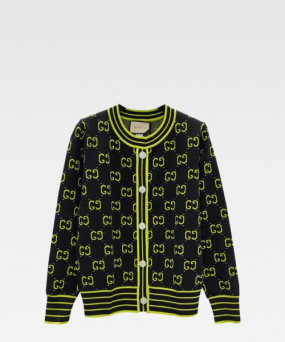 구찌 플라워 코튼 톱