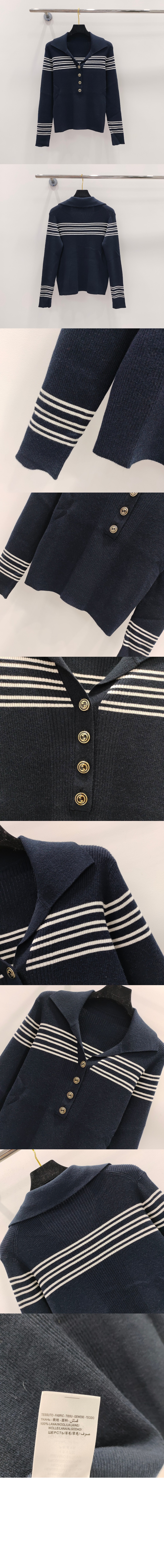 구찌 플라워 코튼 톱