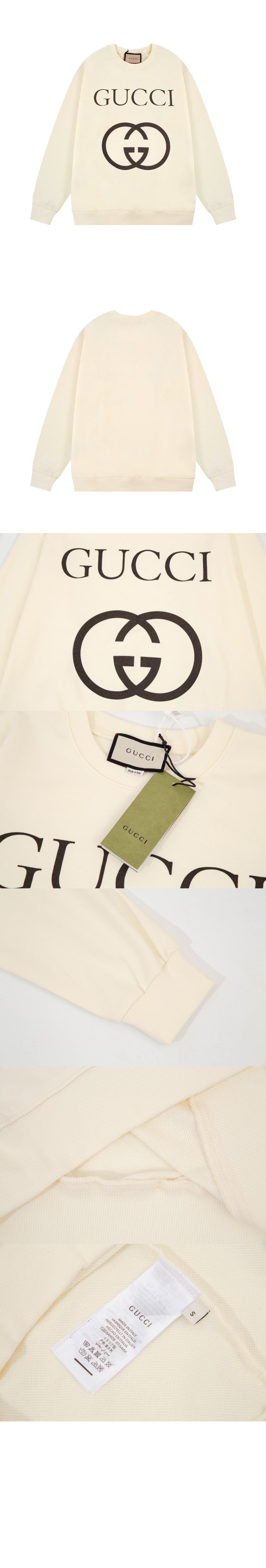 구찌 플라워 코튼 톱