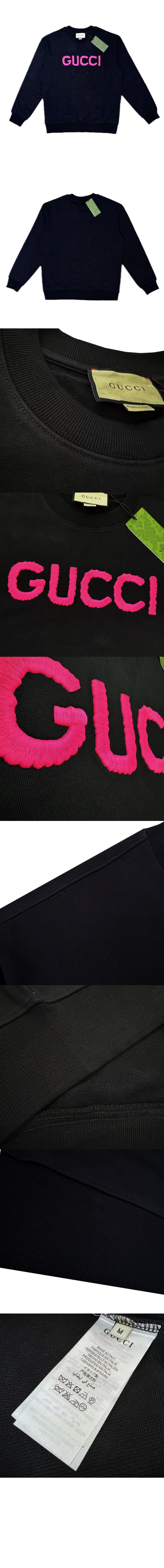 구찌 플라워 코튼 톱