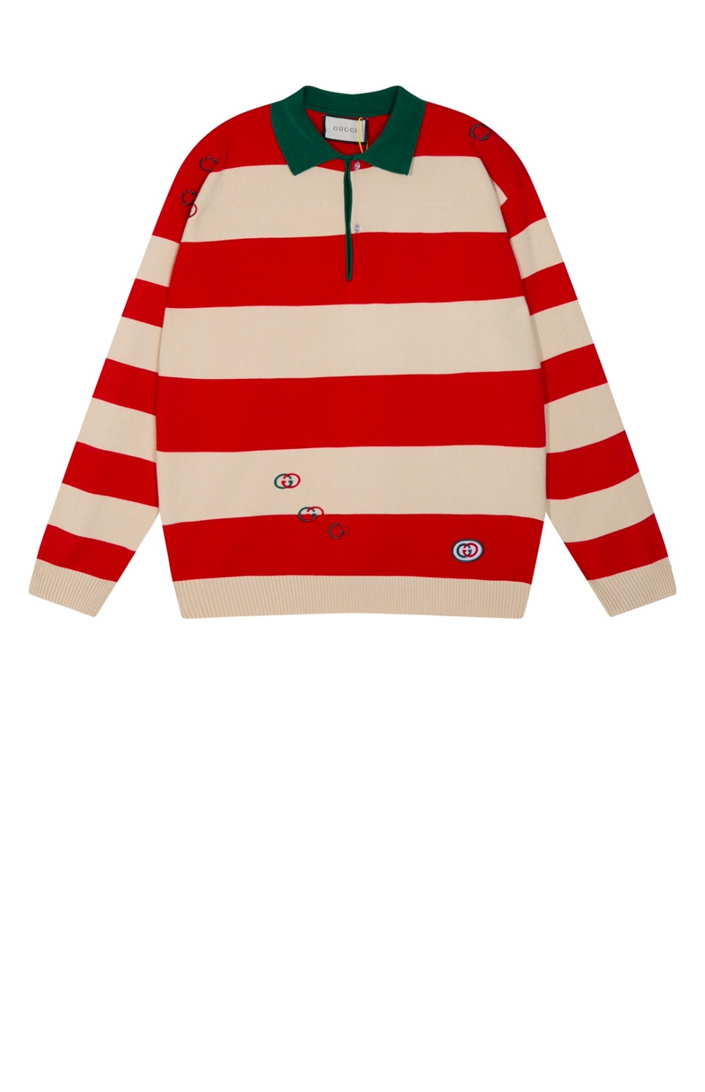 구찌 로고 니트 상의