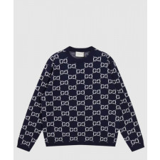 구찌 로고 니트 상의