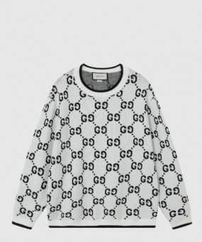 구찌 로고 니트 상의