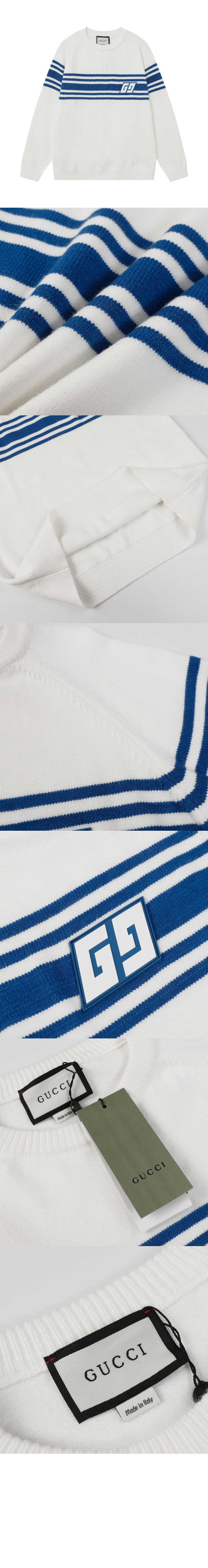 구찌 로고 니트 상의