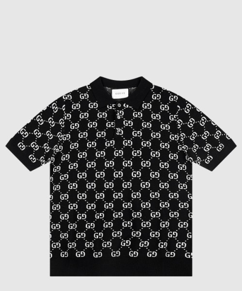 구찌 프린트 니트 톱