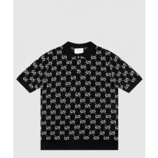 구찌 프린트 니트 톱