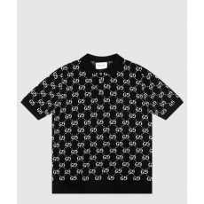 구찌 프린트 니트 톱