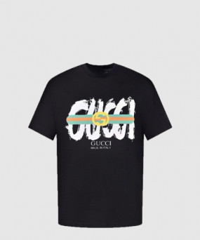 구찌 로고 프린트 반팔