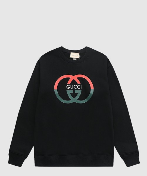 구찌 로고 프린트 면 톱