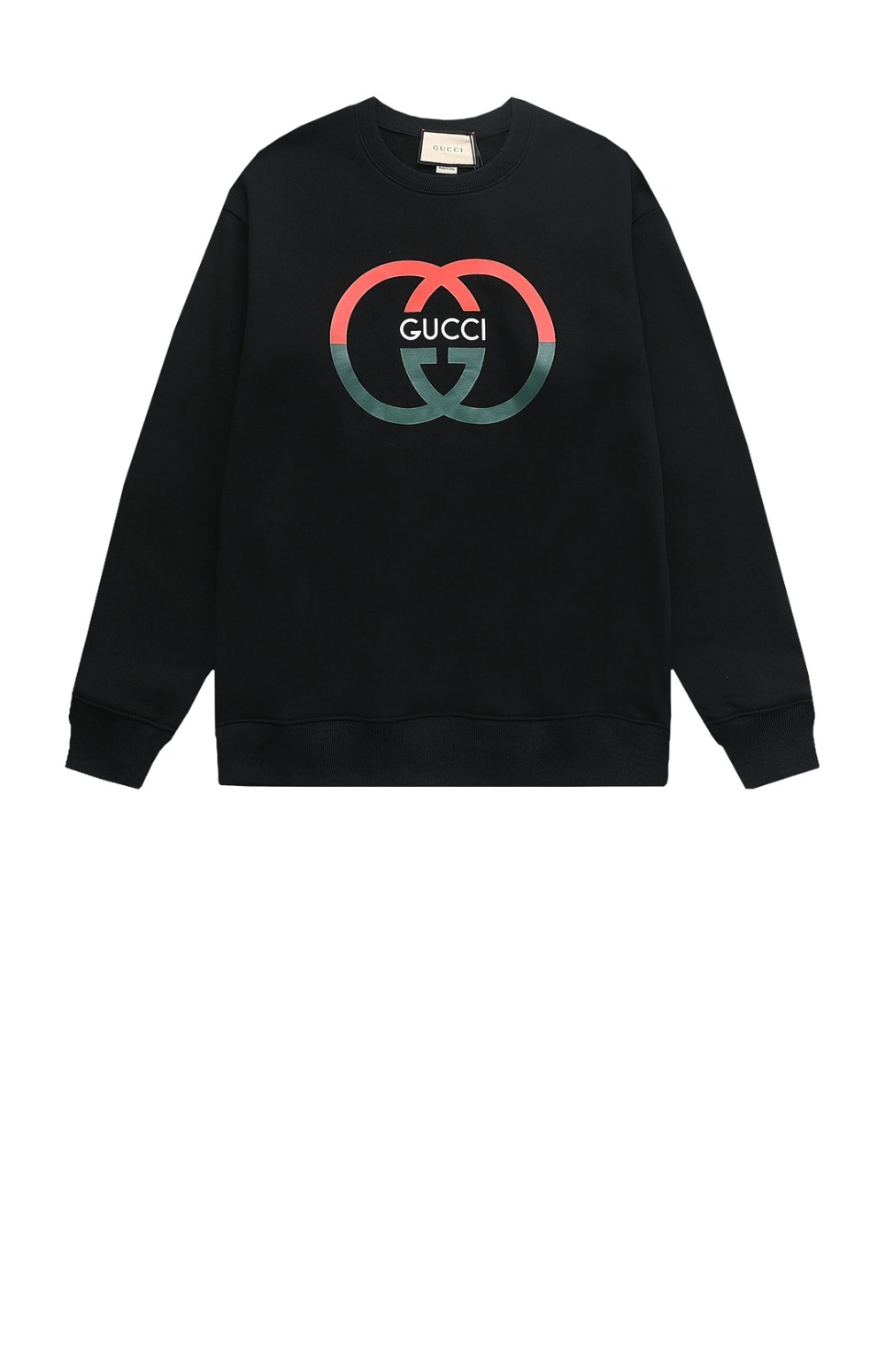 구찌 로고 프린트 면 톱