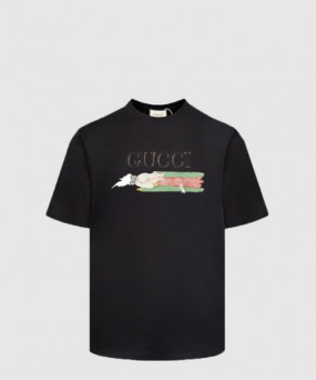 구찌 로고 프린트 반팔