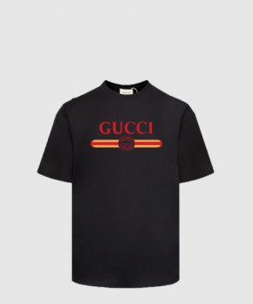 구찌 로고 프린트 반팔