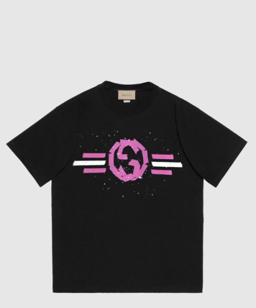 구찌 로고 프린트 반팔