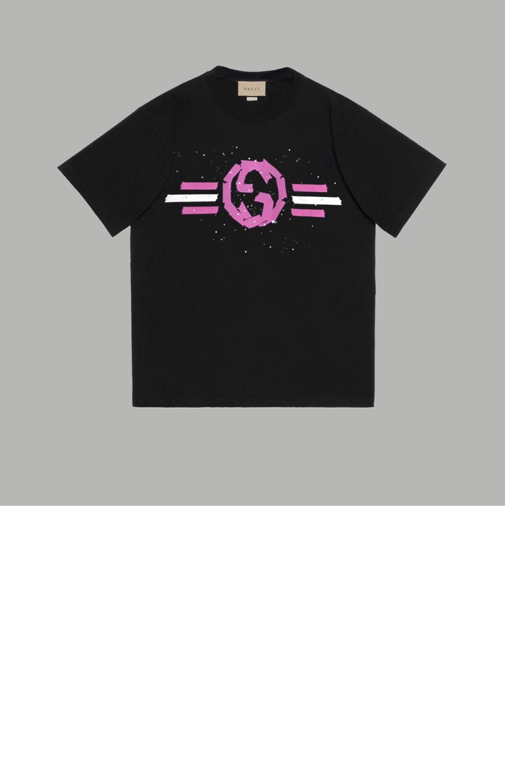 구찌 로고 프린트 반팔