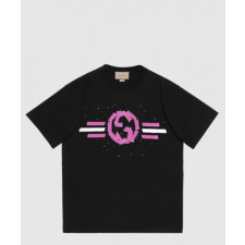 구찌 로고 프린트 반팔