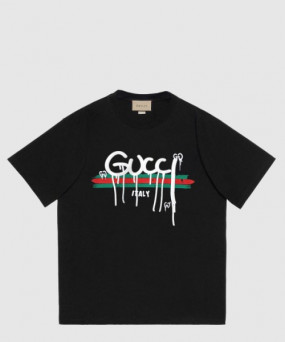 구찌 로고 프린트 반팔