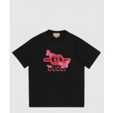 구찌 로고 프린트 반팔