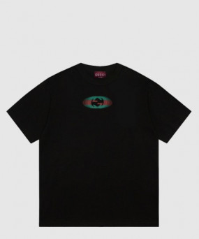 구찌 로고 프린트 반팔