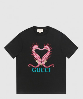 구찌 로고 프린트 반팔