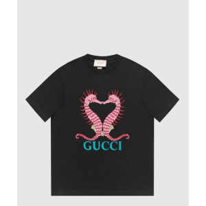 구찌 로고 프린트 반팔