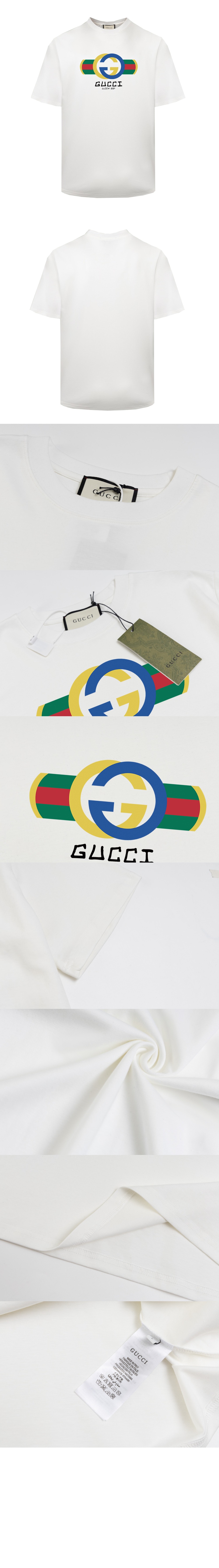 구찌 로고 프린트 반팔