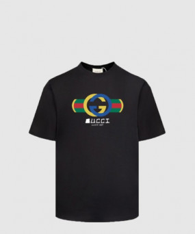 구찌 로고 프린트 반팔