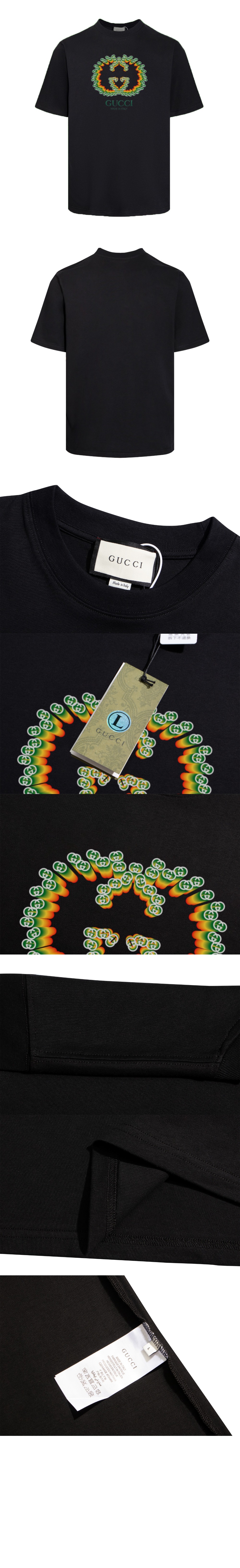 구찌 로고 프린트 반팔