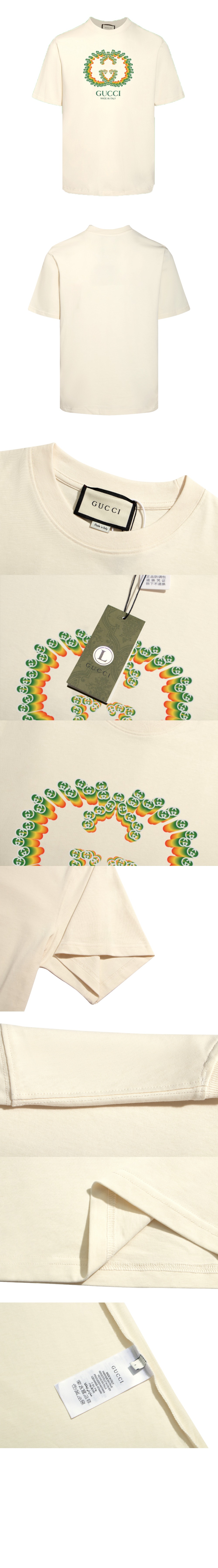 구찌 로고 프린트 반팔