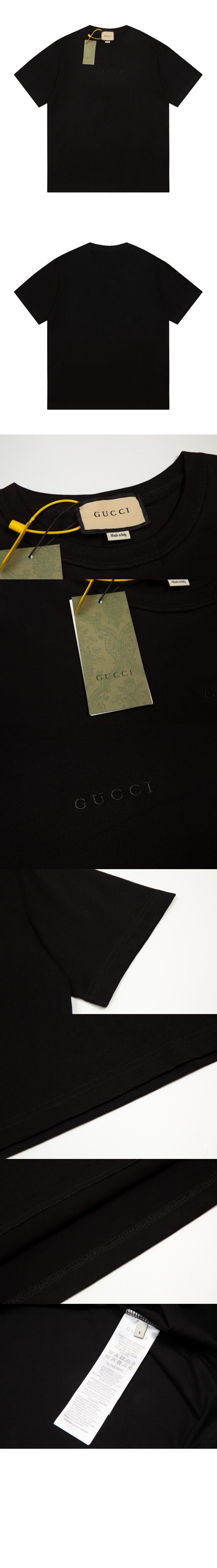 구찌 로고 프린트 반팔