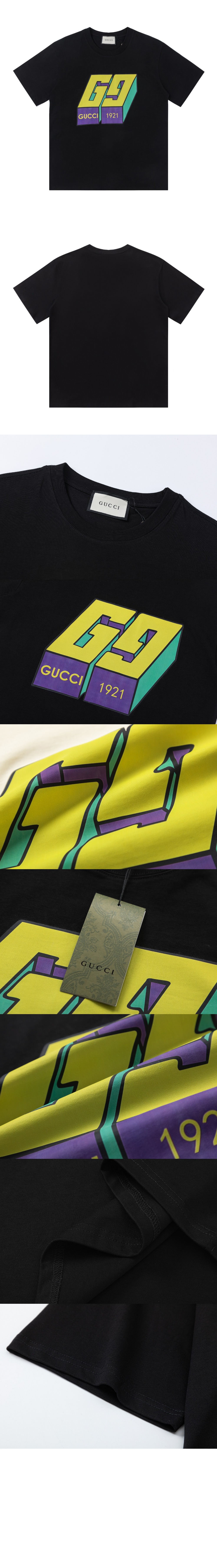 구찌 로고 프린트 반팔