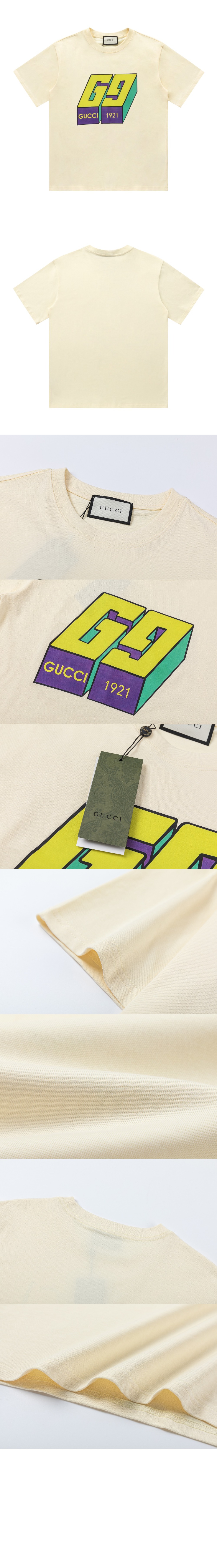 구찌 로고 프린트 반팔