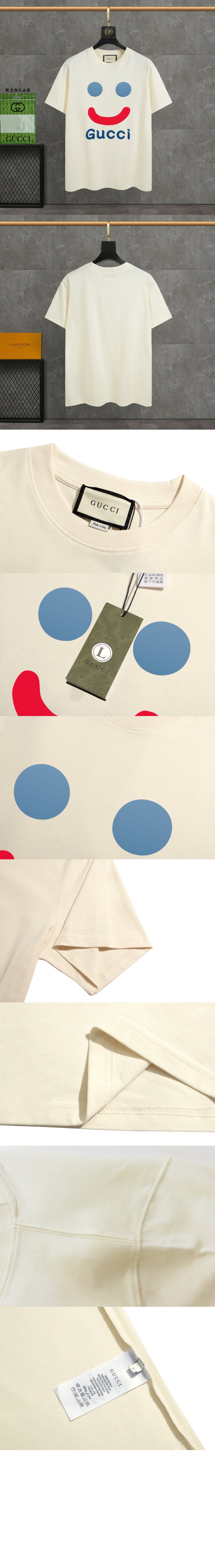 구찌 로고 프린트 반팔