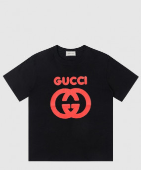 구찌 로고 프린트 반팔