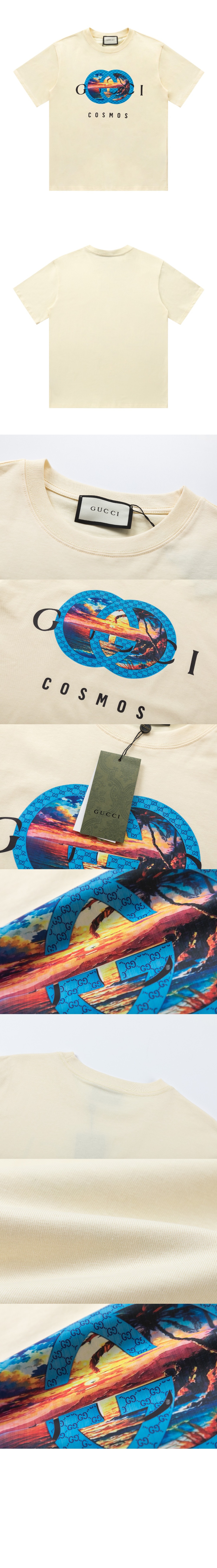 구찌 로고 프린트 반팔