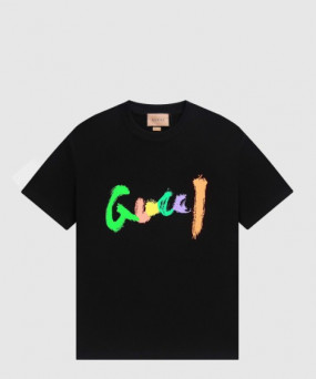 구찌 로고 프린트 반팔