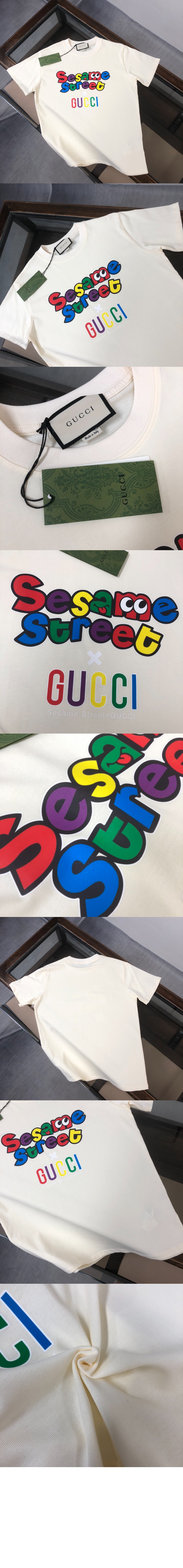 구찌 로고 프린트 반팔