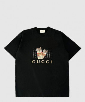 구찌 로고 프린트 반팔