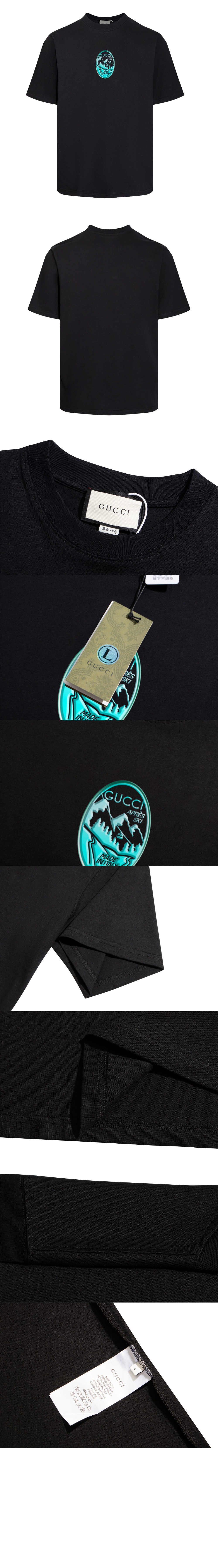 구찌 로고 프린트 반팔