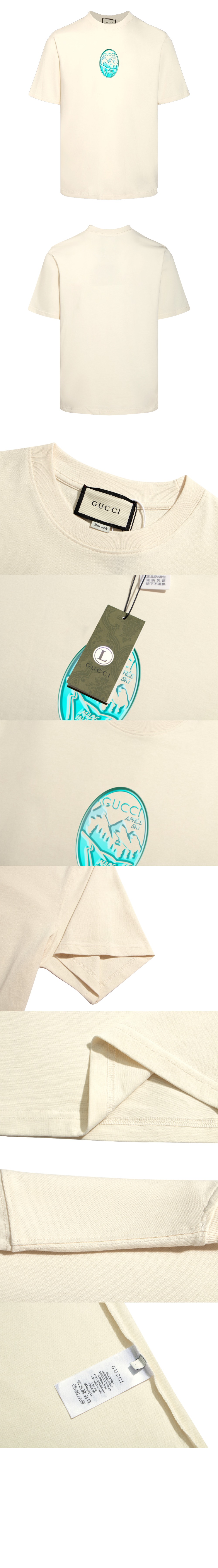 구찌 로고 프린트 반팔