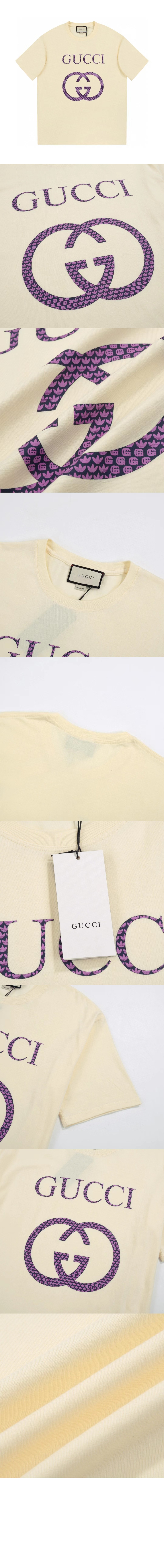 구찌 로고 프린트 반팔