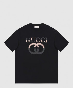 구찌 로고 프린트 반팔