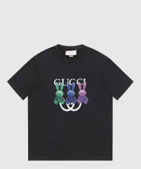 구찌 로고 프린트 반팔