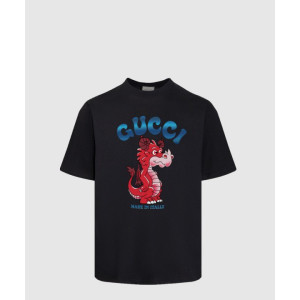 구찌 로고 프린트 반팔